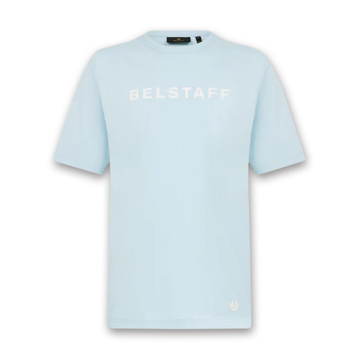Belstaff - Staple Logo T-Shirt in Sky Blue - Nigel Clare