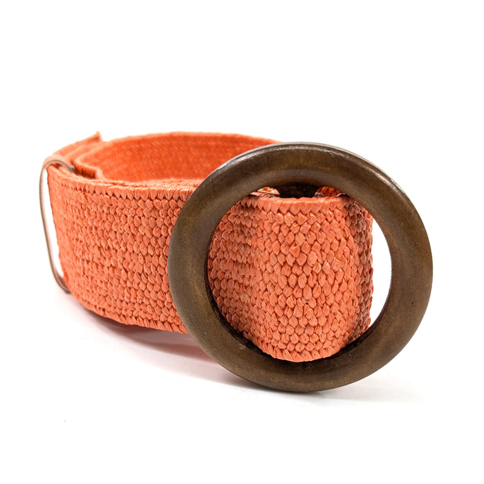 Belted in Nature - Eco Friendly Paper Belt - Orange
