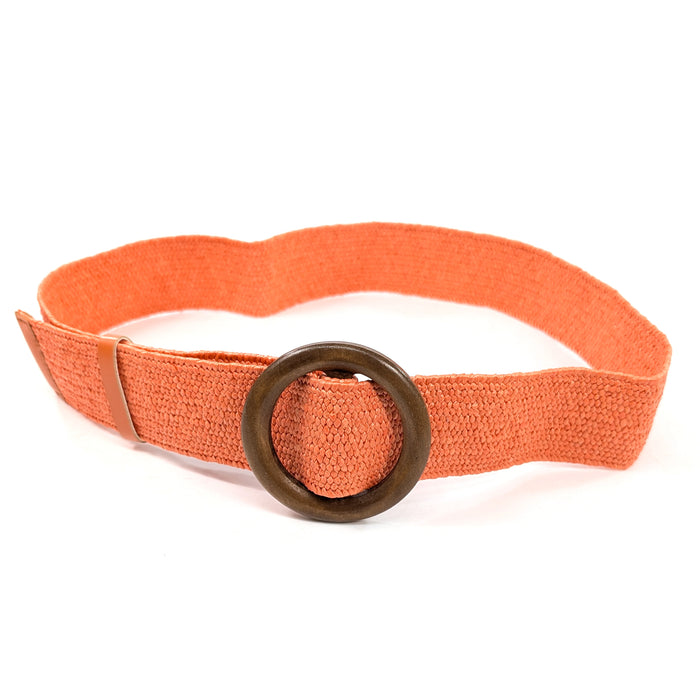 Belted in Nature - Eco Friendly Paper Belt - Orange