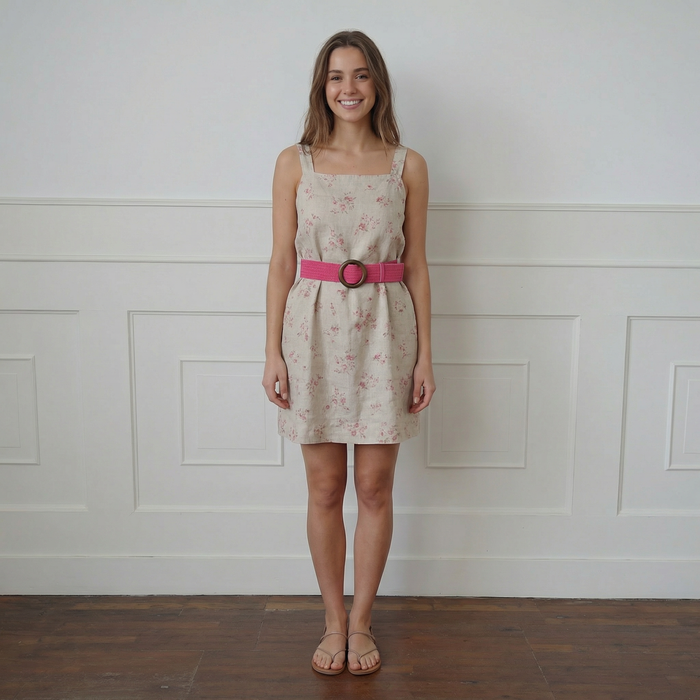 Belted in Nature - Eco Friendly Paper Belt - Pink