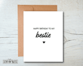 Bestie Birthday Card - Scrap Bits