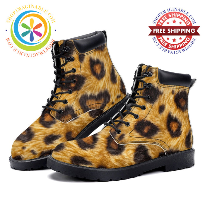 Big Cat - Leather Martin Boots white / 36
