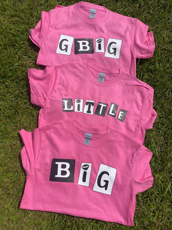 Big/Little - Mean Girls Themed Tees