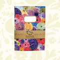 Forager Provisions LTD Bison Bindery A5 notepad featuring a colourful sea urchin illustration on recycled paper