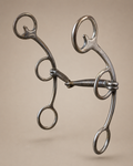BIT - RM117 - Reinsman Charmayne James Smooth Sweet Iron Snaffle