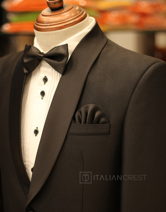 Black 2-Piece Tuxedo Suit