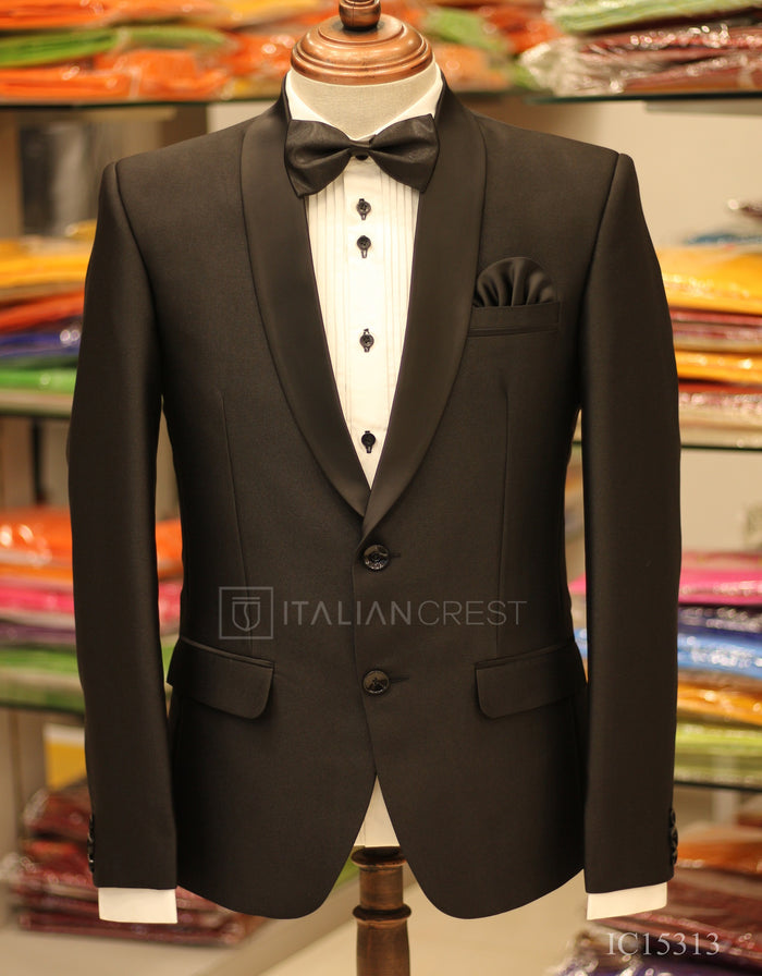 Black 2-Piece Tuxedo Suit