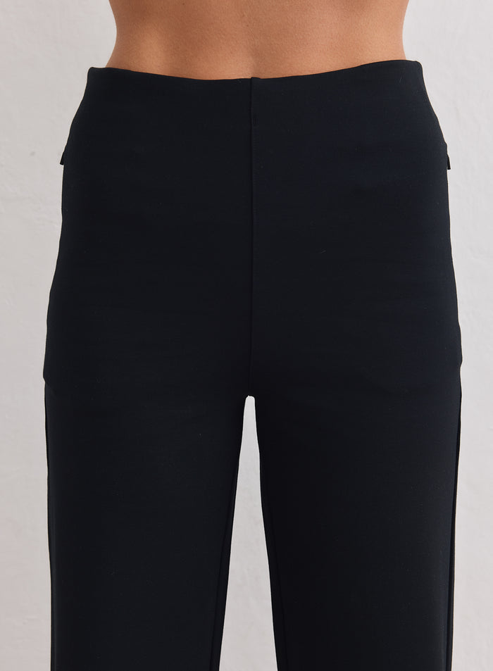 Black Luxe Petite Pants