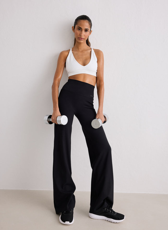 Black Sense Straight Leg Tall Tights