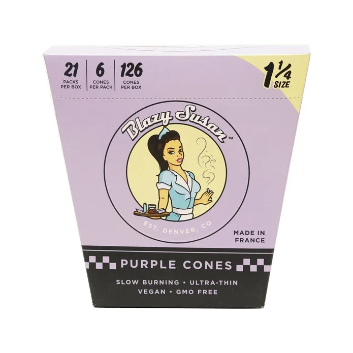 Blazy Susan Purple Cones 1 1/4 6pk - 21ct Box
