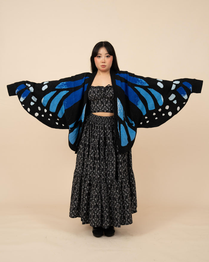 Blue Monarch Cardigan