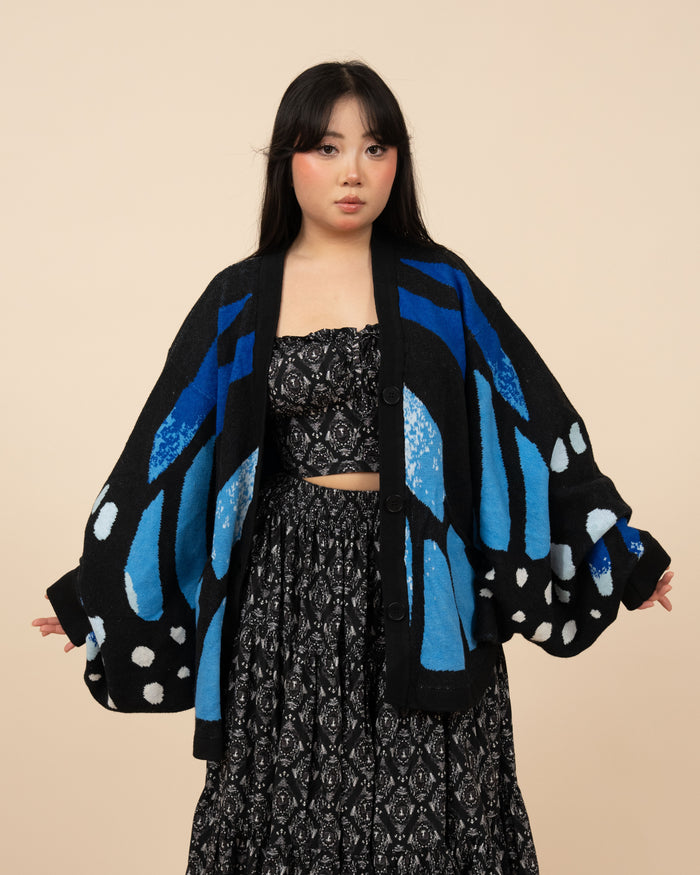Blue Monarch Cardigan