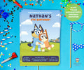BLUEY Themed Birthday Party Printable Invitation
