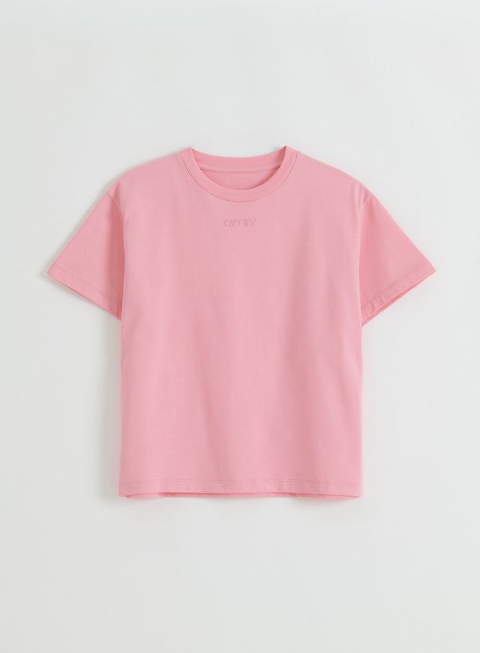 Blush Boxy T-shirt merkiltä aim'n