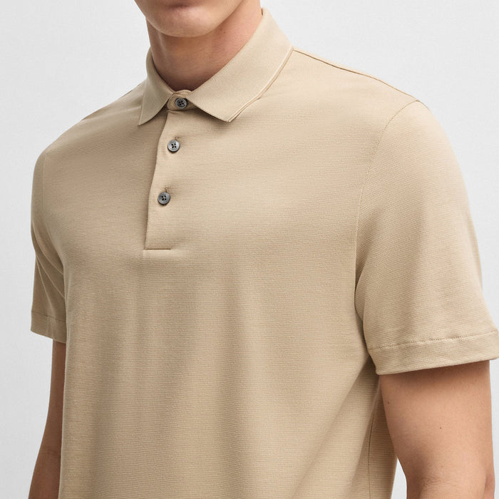 Boss - H-Pitton Slim Fit Polo in Beige - Nigel Clare