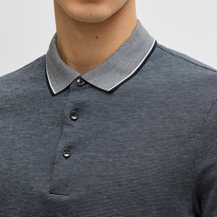 Boss - H-Pitton Slim Fit Polo in Navy - Nigel Clare
