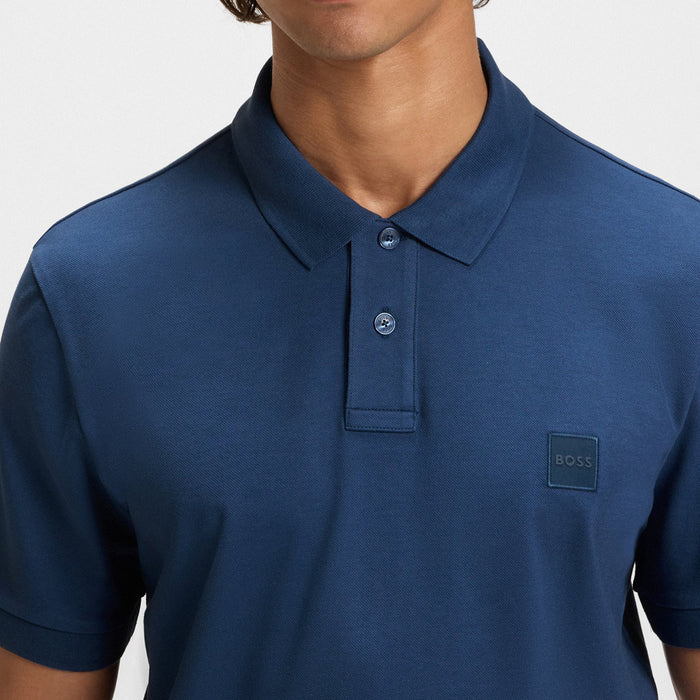 Boss - Passenger Slim Fit Polo in Open Blue - Nigel Clare