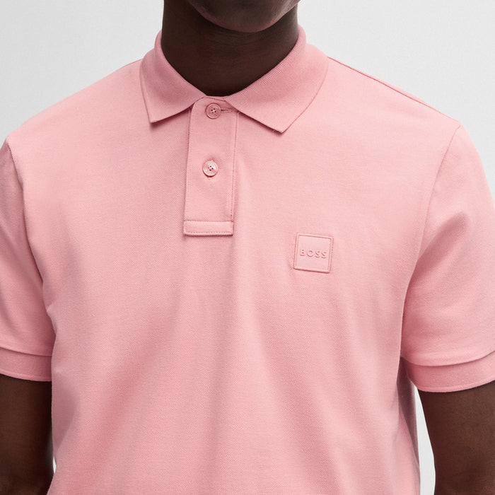 Boss - Passenger Slim Fit Polo in Open Pink - Nigel Clare