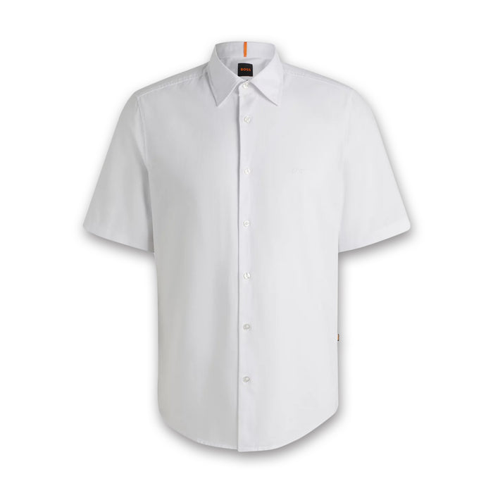 Boss - Rash_2_M SS Shirt in White - Nigel Clare