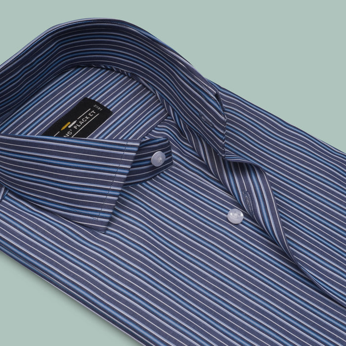 BOSTON BLUE STRIPES - Durins Placket