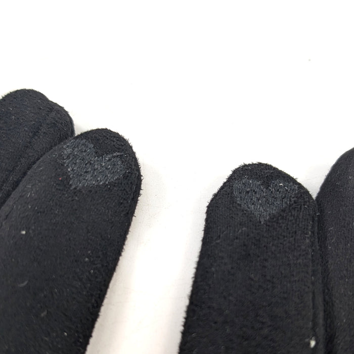 Bow And Faux Gloves - Black