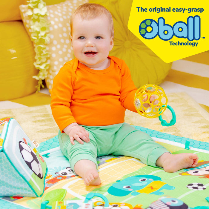 Grip & Kick Activity Baby Play Gym Activity Gym with interactive kick pad and toys for baby development