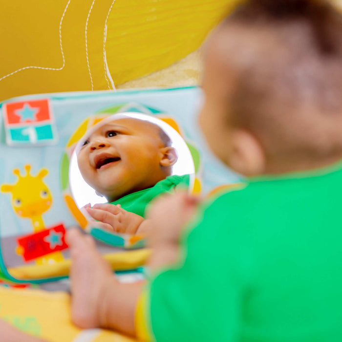 Grip & Kick Activity Baby Play Gym Activity Gym with interactive kick pad and toys for baby development