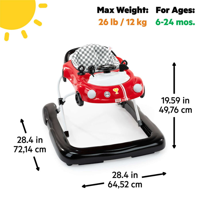 Baby Walker Little Speedster 3-in-1 Car Walker Red Racer