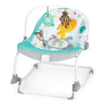 Bright Starts Wild Vibes Infant to Toddler Rocker with toy bar and vibrating seat in safari design