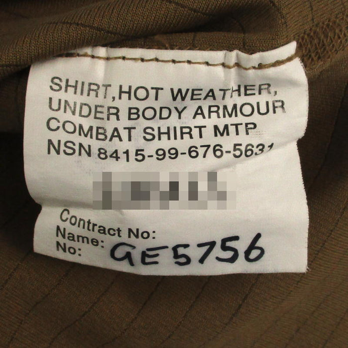 British MTP UBACS Shirt Tan - British Army Surplus - UBACS