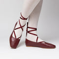 Bronte Slippers (Black Cherry)