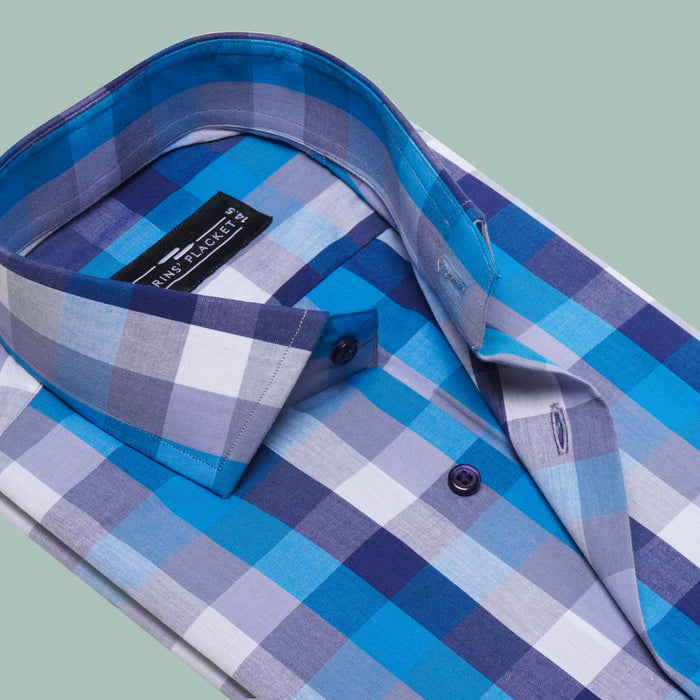 CARLTON BLUE CHECK