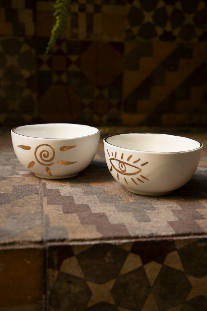 Ceramic Bowl – Eye Motif