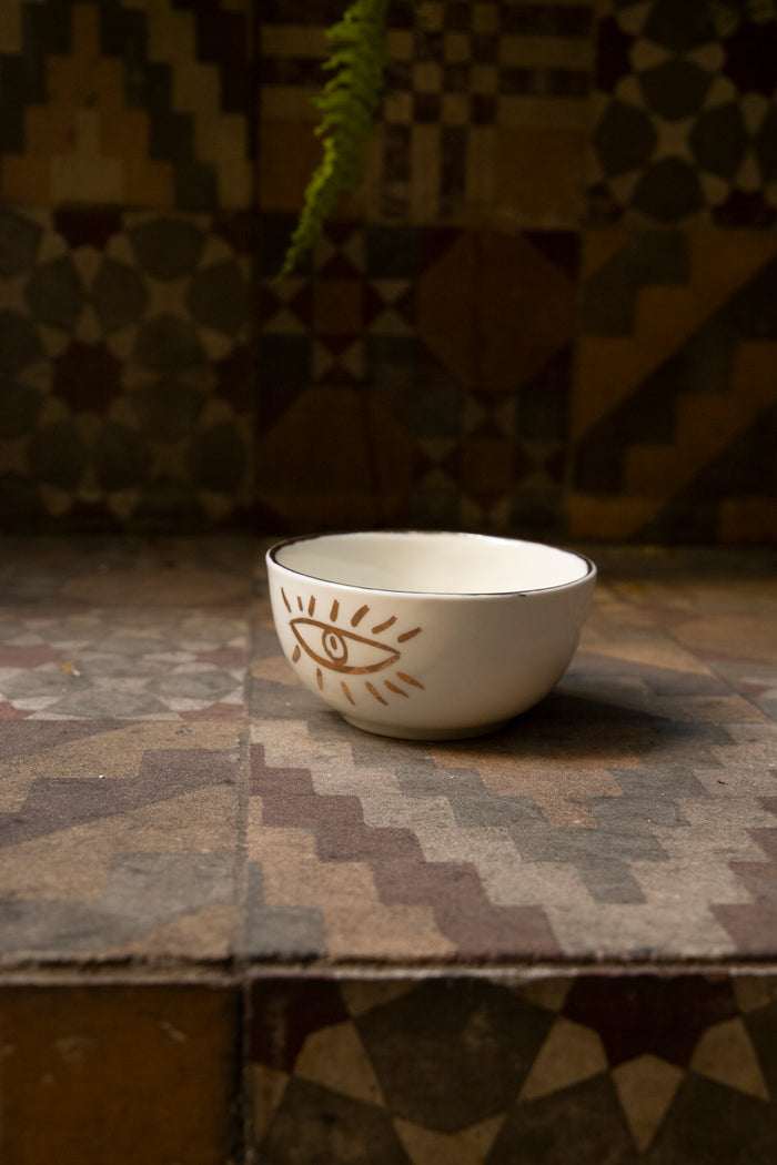 Ceramic Bowl – Eye Motif