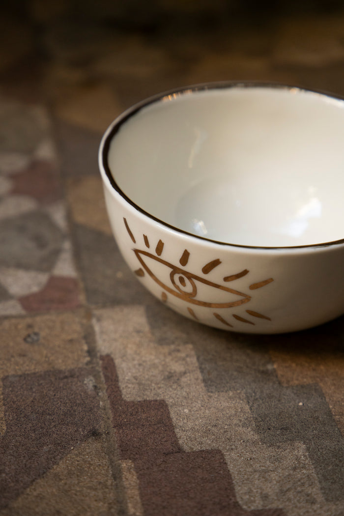 Ceramic Bowl – Eye Motif