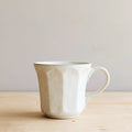 Ceramic Petal Carved Mug