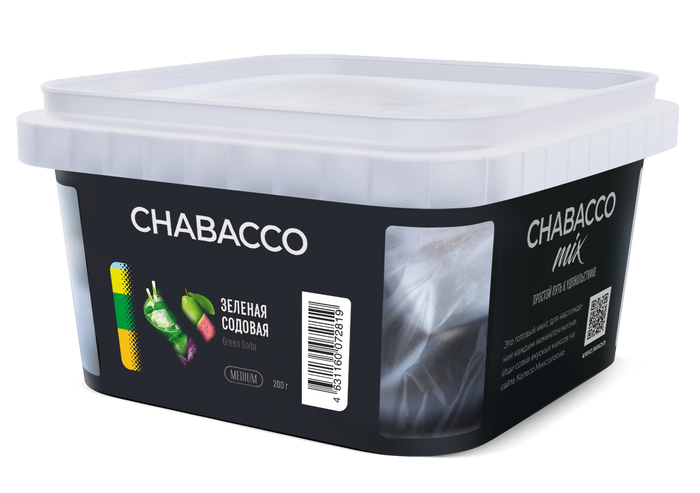 Chabacco Mix Green Soda Hookah Flavors -