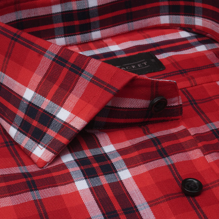 FLANNEL RED CHECKS - Durins Placket