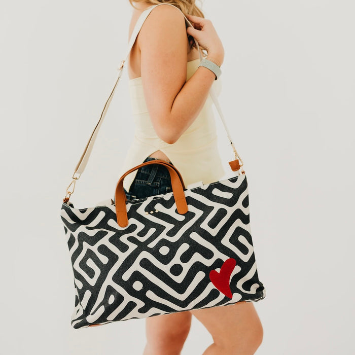 Chelsie Canvas Printed Tote - CAMO PREORDER!