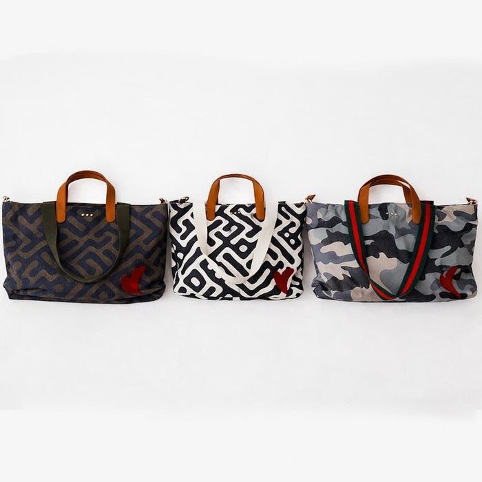 Chelsie Canvas Printed Tote - CAMO PREORDER!