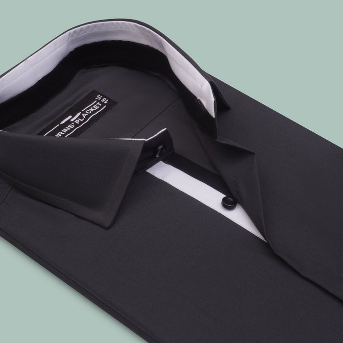 CHEVRON GREY LINER SHIRT