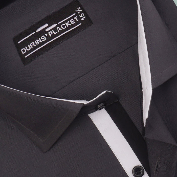 CHEVRON GREY LINER SHIRT