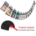 Child Graduation Party Photo Frame Bunting Black