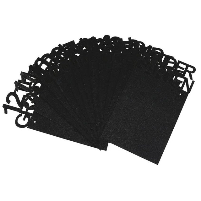 Child Graduation Party Photo Frame Bunting Black