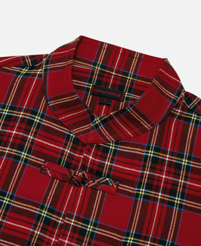 Chinese Plaid Jacket (Red)