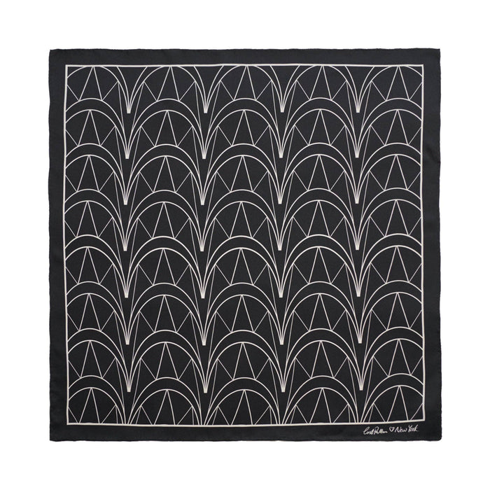 Chrysler Silk Bandana Scarf - Empire Black