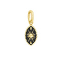 Classic Karma Pendant - Black 18K Yellow Gold