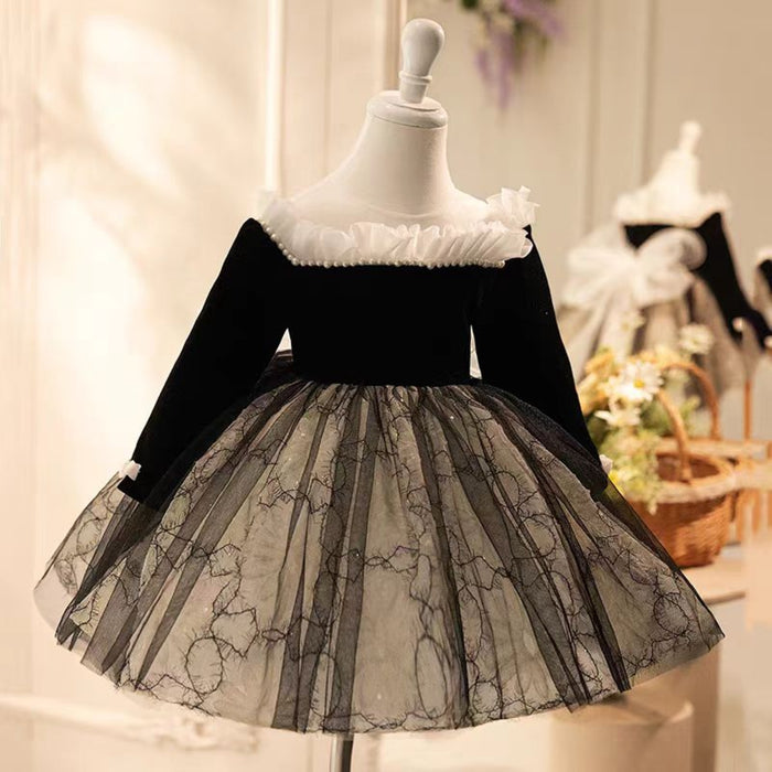 Classy Girl Dress Kids Wedding Birthday Party Gown J747