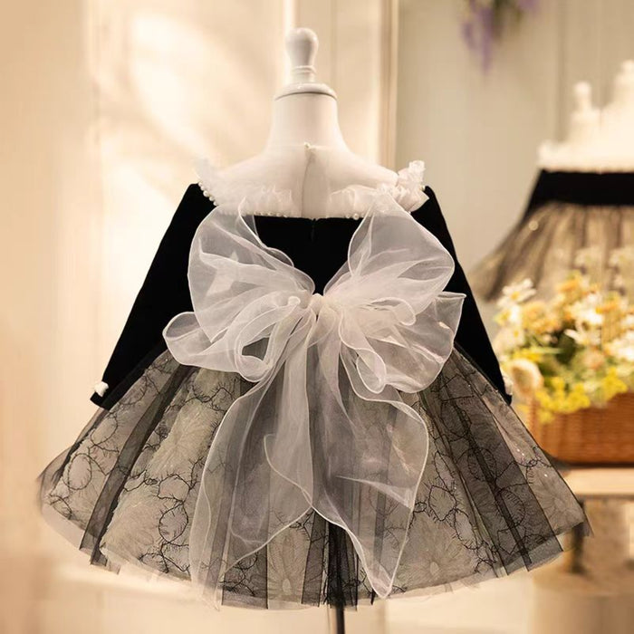 Classy Girl Dress Kids Wedding Birthday Party Gown J747