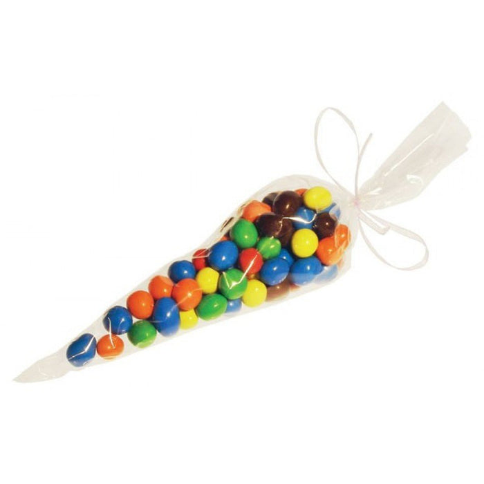 Clear Cone Favor Bags . 6x12 inches - Scrap Bits
